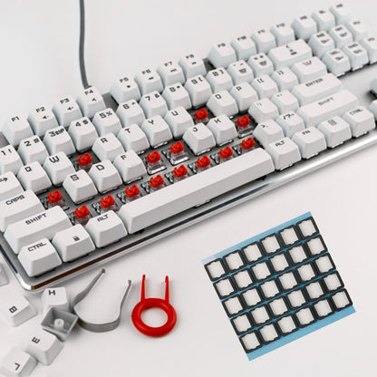 120PCS Keyboard Switches Sound Dampeners Sheet Shaft Silencers Foam Pads for Mechanical Keyboard Switches Circuit Board
