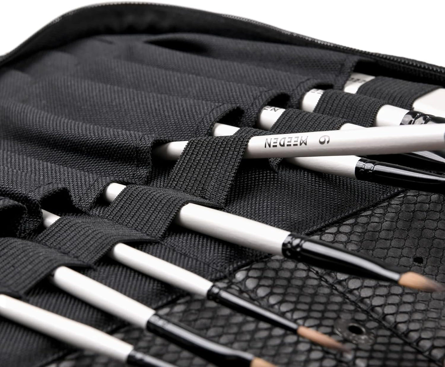 MEEDEN Paint Brush Holder, 11.5 X 10 Inch Zippered Painting Brush Case, Organization and Storage Bag for Artist Paint Brush (Brushes NOT Included)