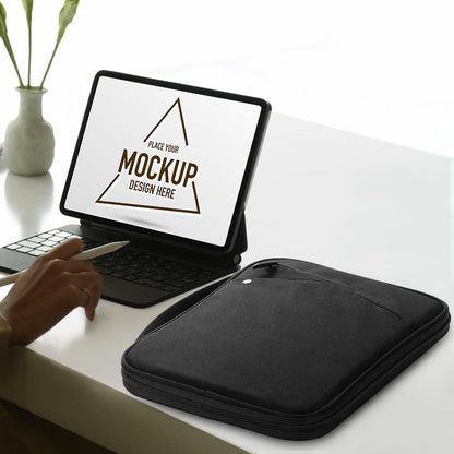 MoKo 9-11 Inch Tablet Sleeve Carrying Case with Handle, Padded Protective Travel Bag for New 11-inch iPad Air 4 2026/Pro M5/ A16, iPad 10th/Air 5/4th 10.9, i-Pad 9/8th 10.2,Tab S9/S8 11, Black