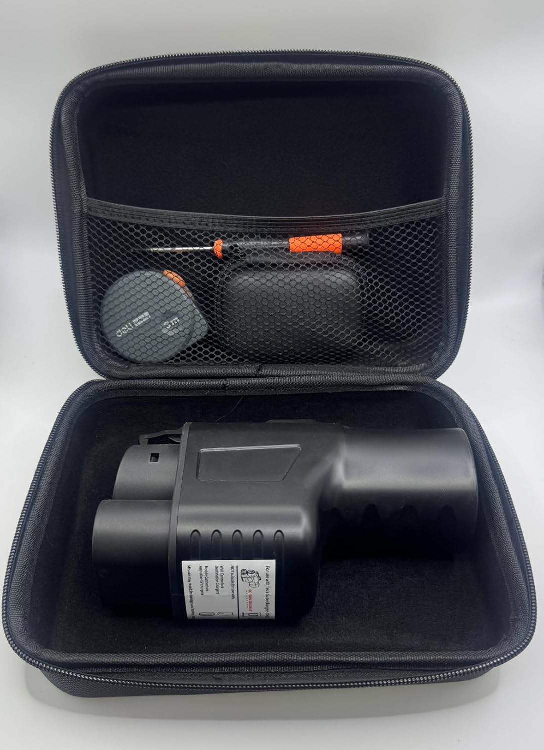 Tesla NACS to CCS1 Adapter Storage Case - EVA Nylon Protective Bag with Handle, Compatible with Tesla Superchargers(Adapter NOT Included) L7.5 W4.72 H3.54