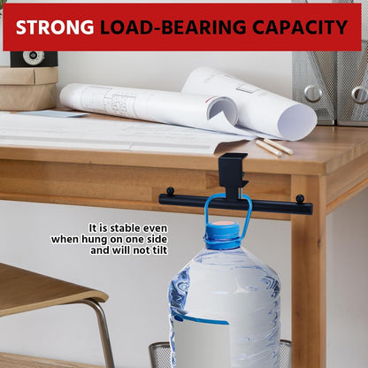 Geelin 1 Pcs White Heavy-Duty Bag Hook for Desk or Table Bag Hanger Backpack Holder Purse Hook Table Handbag Hanger Organizer Storage Under Desk for Office Classroom Dorm Accessories