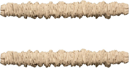 EIFHYT Fabric Cord Cover & Chandelier Chain Cover 2 Pack 6Feet Length for Chandelier Lighting Wires Natural Burlap Easy to Install (Brown)