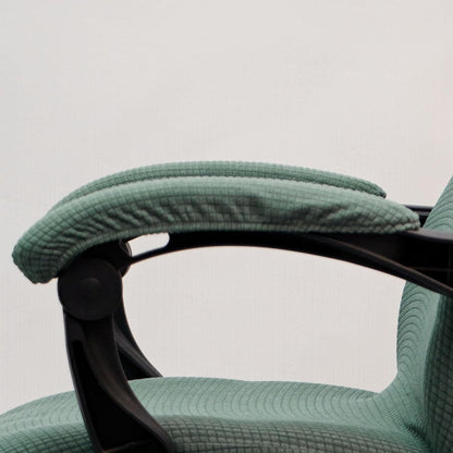 Melaluxe Stretch Office Chair Armrest Covers, Arm Rest Slipcovers (Black)