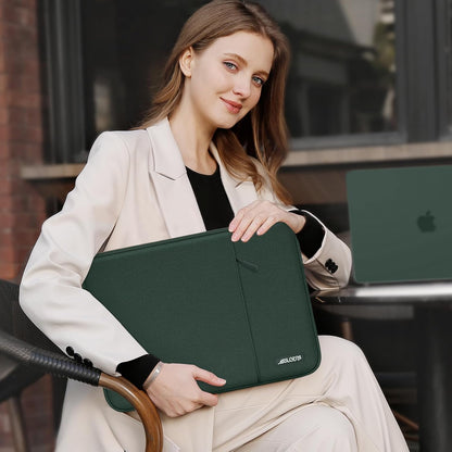 MOSISO Laptop Case 15 inch, 15 inch Laptop Sleeve Compatible with MacBook Air M5 A3448 M4 A3241 M3 A3114 M2 A2941 2026-2023, Dell XPS, Polyester Vertical Computer Sleeve Bag with Pocket, Black - Colors A