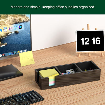 Acrylic Sticky Note Holder, Self-Stick Note Pad Holder W/O Pads - Note Dispenser Memo Pad Holder Desk Organizer for School Office Home (3''x3'' Clear)