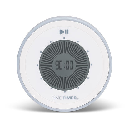 Time Timer Twist 90-Minute Digital Countdown Clock — for Kids Classroom Learning, Homeschool Study Tool, Teachers Desk Clock, Exercise and Kitchen Timer (Lake Day Blue)