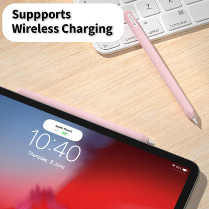 Ultra Thin Protective Pencil Cover for Apple Pencil Pro &Apple Pencil 2nd Gen Silicone Case Sleeve Compatible with Apple Pencil Pro (Pink)