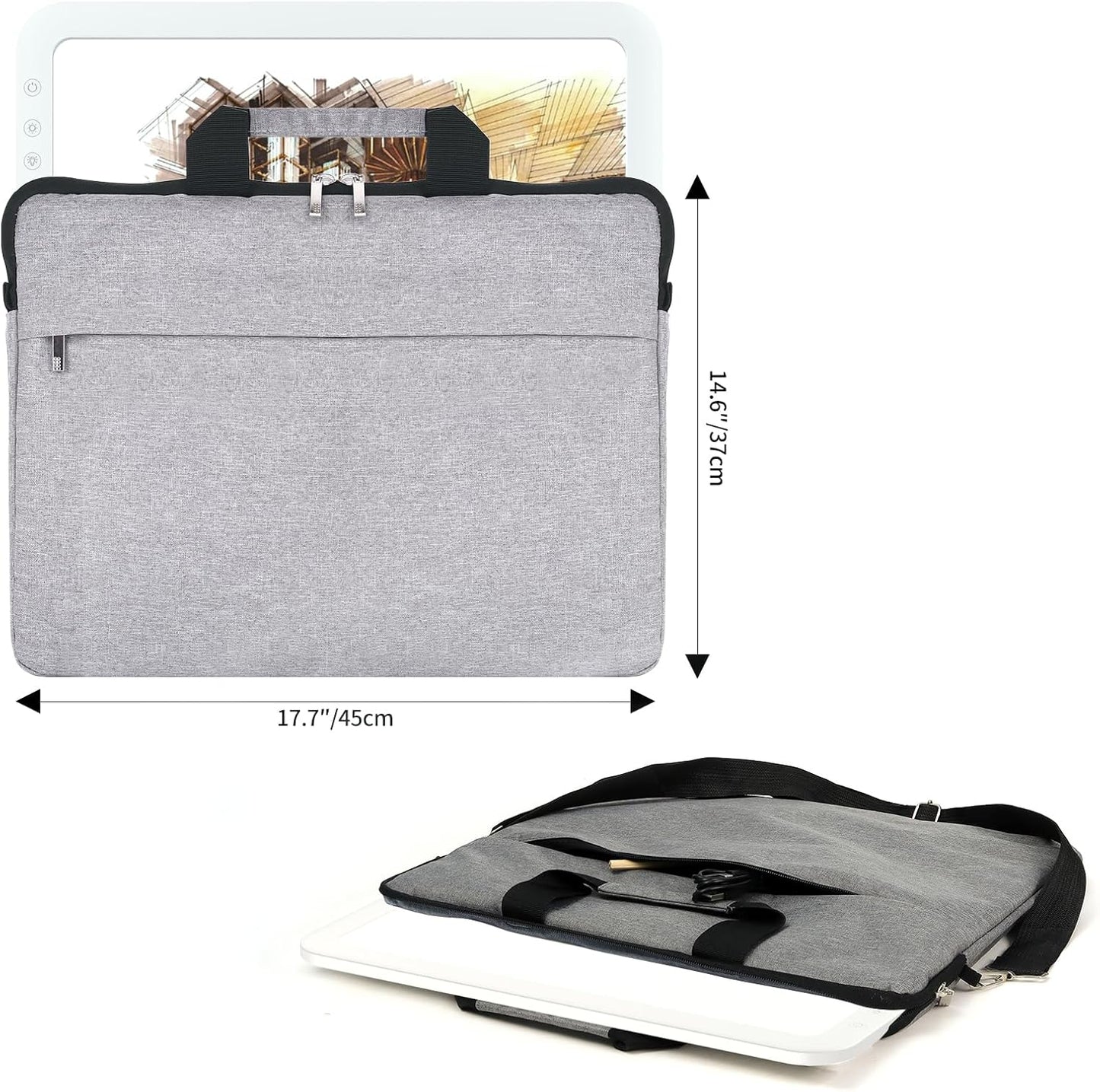 TOHETO A4 Rechargeable Led Super Bright Light Pad Powered by 3500mAh Lithium Battery for Weeding Vinyl Tool, Portable Wireless Light Board/Box for Tracing, Diamond Painting, Sketching & Drawing