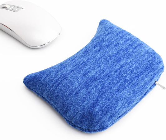 Large Mouse Wrist Rest Bean Bag, Ergonomic Mouse Support Pad Filled Ergo Beads for Computer, Laptop, PC Gaming (Dark Gray)