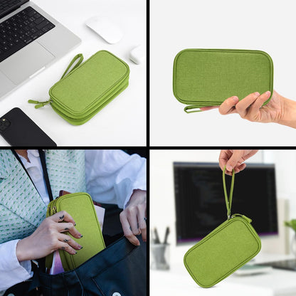 CAOODKDK Electronics Accessories Organizer Pouch Bag, Travel Universal Organizer for Cable, Charger, Phone, SD Card, Business Travel Gadget Bag