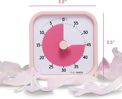 Time Timer MOD 60-Minute Visual Timer, Home Edition, Silent Operation, Study Tool for Homeschool and Office Use (Lake Day Blue)