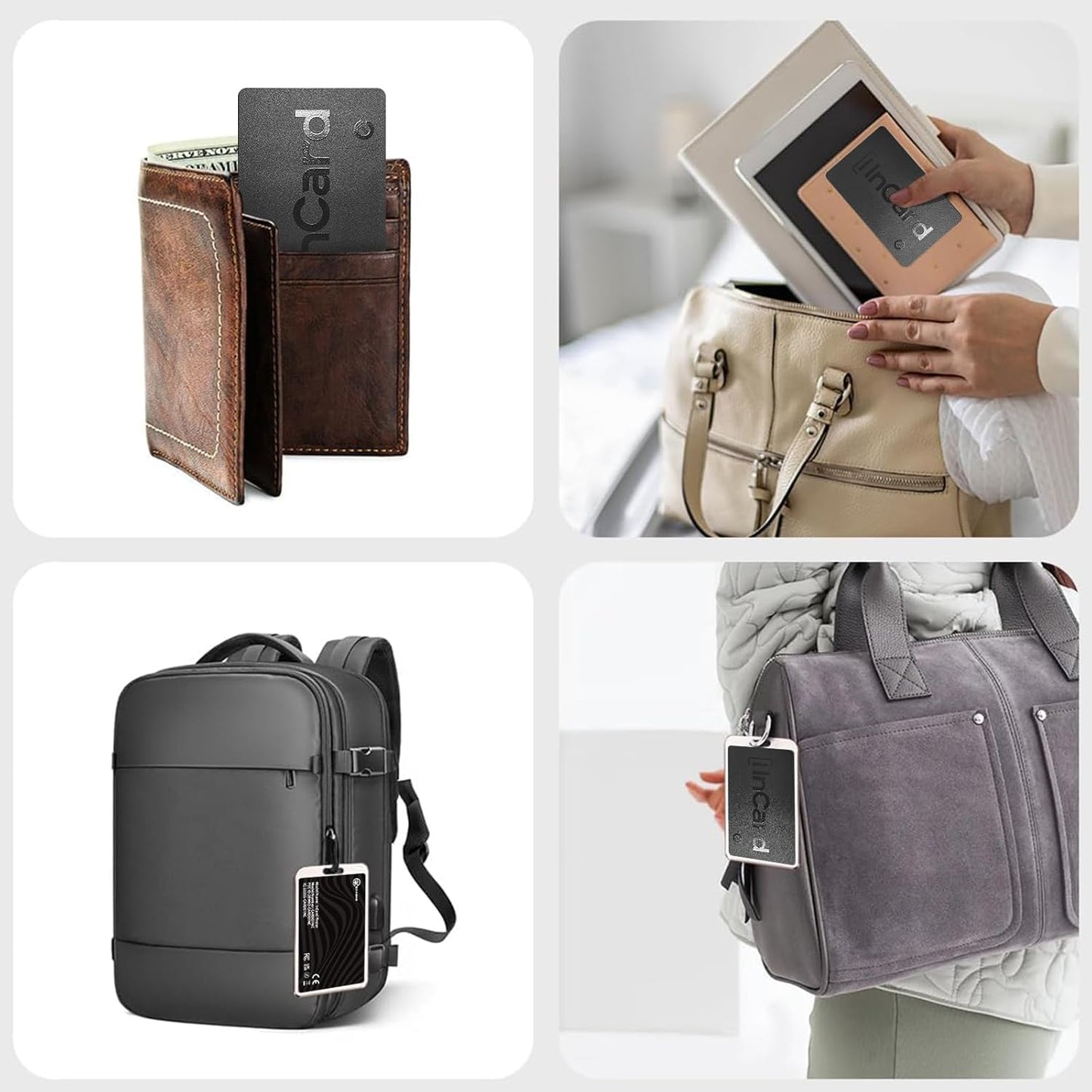 [2025 New, Designed in California] Wallet Tracker, Up to 5-Year Battery Life, Certifed by Apple Find My & Google's Find Hub (Find My Device), Item Locator, Card Holder Tracker, Bags, Android Tracker