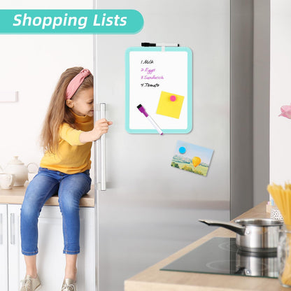 VUSIGN Small Dry Erase Whiteboard, 8.5 x 11 Inches White Board for Kids, Students, Fridge, Locker, Mini Dry Erase Board
