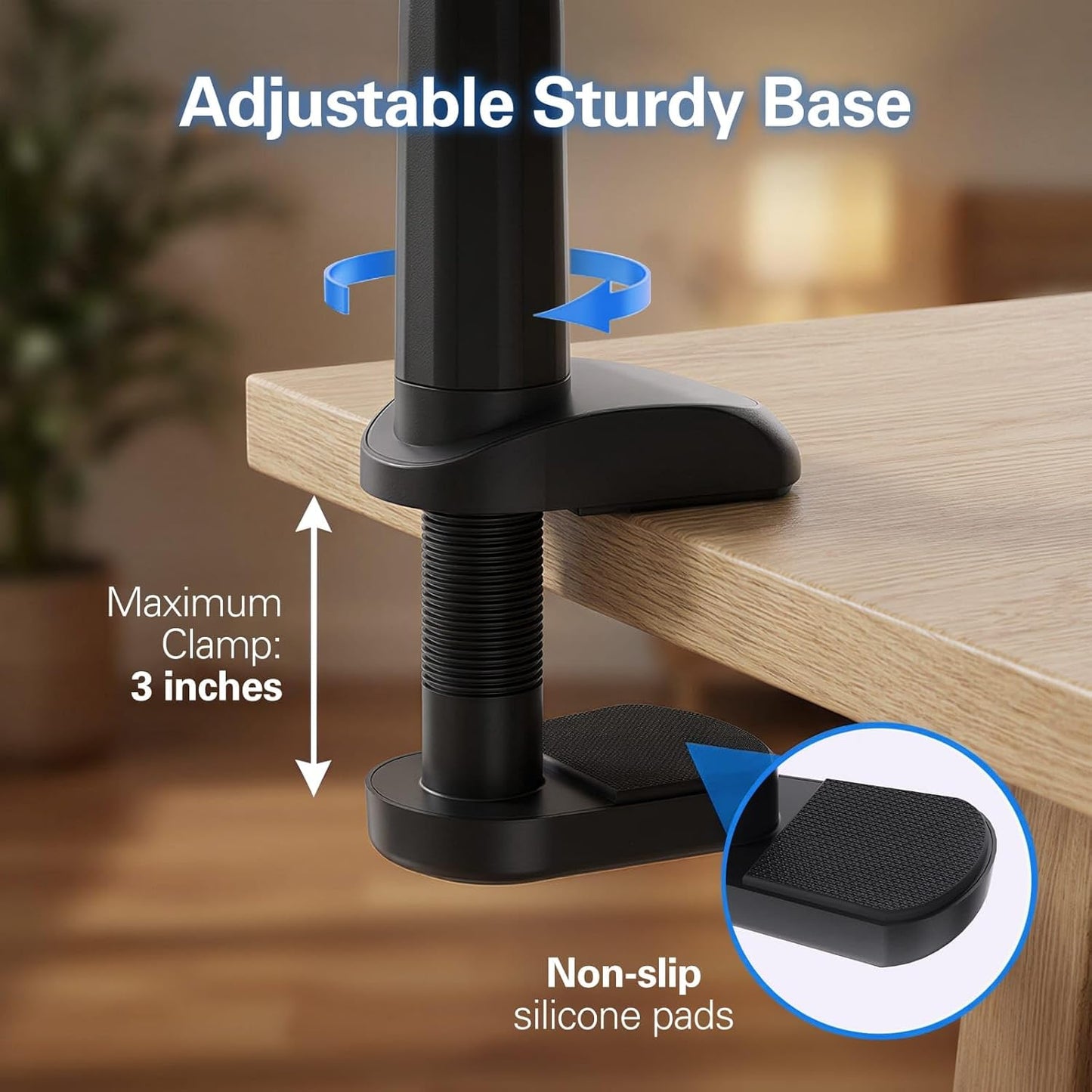 MAGIPEA Gooseneck Phone Holder for Bed, Flexible Overhead Cell Phone Mount for Desk, Hands-Free Viewing Clamp Stand Compatible with iPhone 17 16 15 Pro Max and 3.5-7" Devices