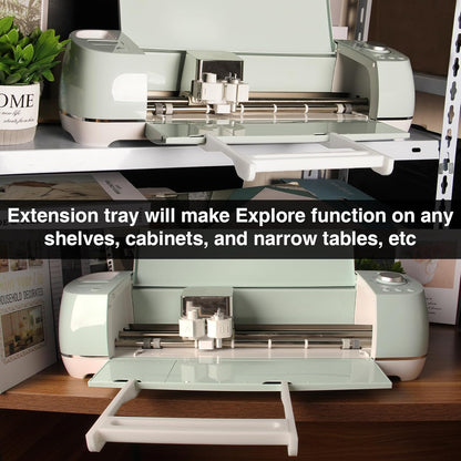 LOPASA Extension Tray Compatible with Cricut Maker 4/Maker 3/Maker/Explore 5, Cutting Mat Holder for Maker 4, Tray Extender for Cutting Mat, Machine Extension Accessories