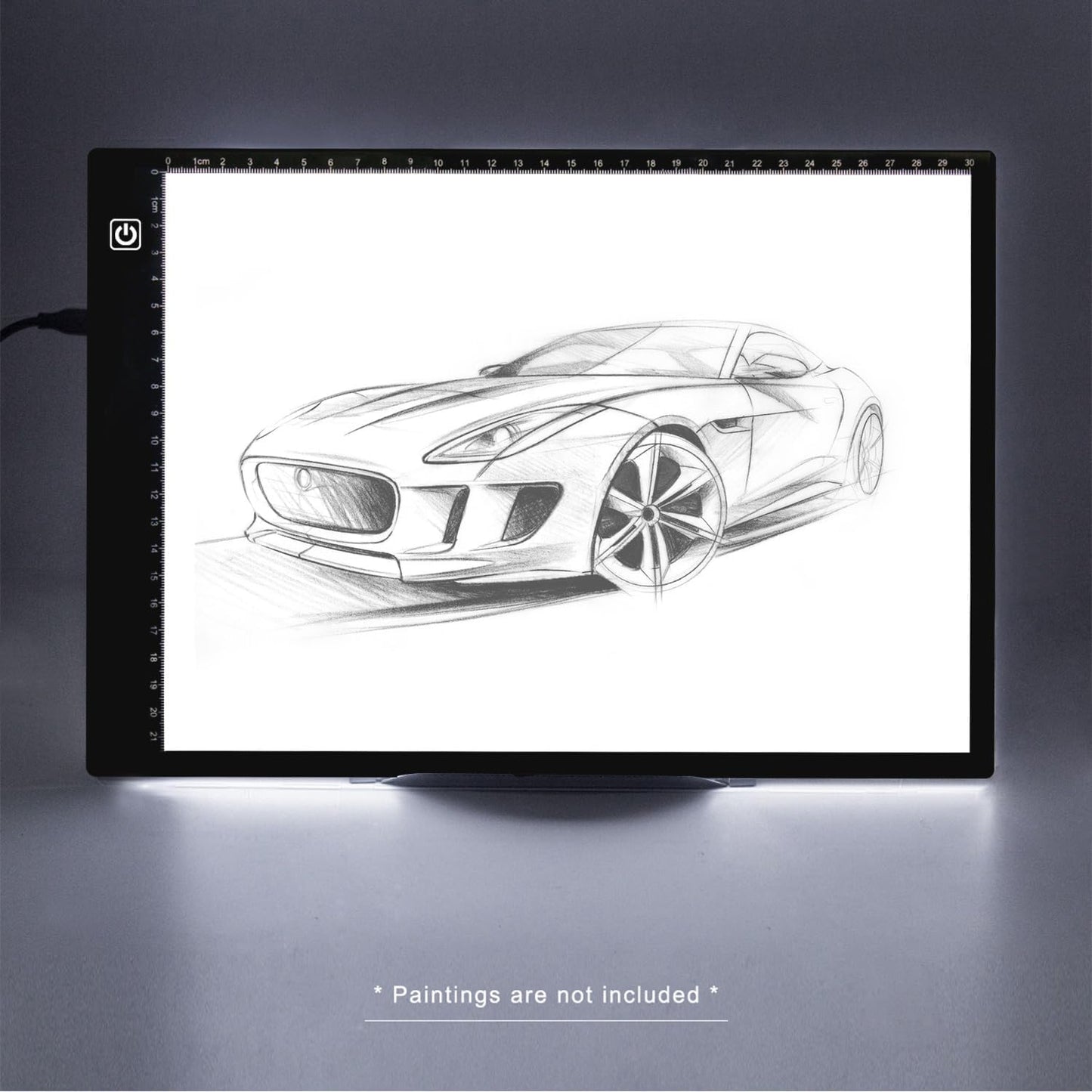 SevenFish Diamond Painting A4 Light Pad, Upgraded Light Board High Brightness No Black Dots Diamond Art Light Box for Diamond Painting Accessories, Drawing/Tracing/Craft/Sketching/Weeding Vinyl