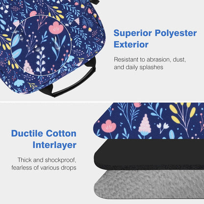 Dadanism 9-11 Inch Tablet Sleeve Bag Carrying Case with Shoulder Strap for iPad (A16) 11", iPad 10th Gen 10.9", iPad Air M4/Pro M5 11", iPad 9/8/7th 10.2", Galaxy Tab A11+ Plus 11", Cloudy Pink