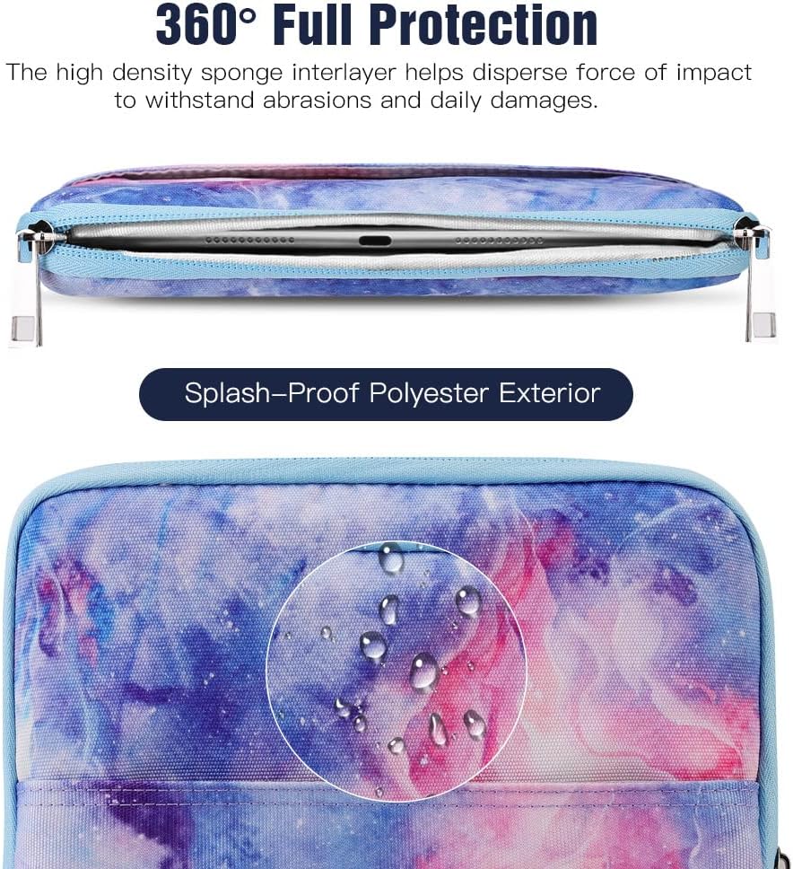 TiMOVO 9-11" Tablet Sleeve Bag for iPad 11-inch A16 2025, iPad 10.9"/10.2"| Air 11 Inch/5th/4th Gen. 10.9", Galaxy Tab A9+/A11Plus 11", Protective Bag Fit Smart Keyboard, Dusty Blue