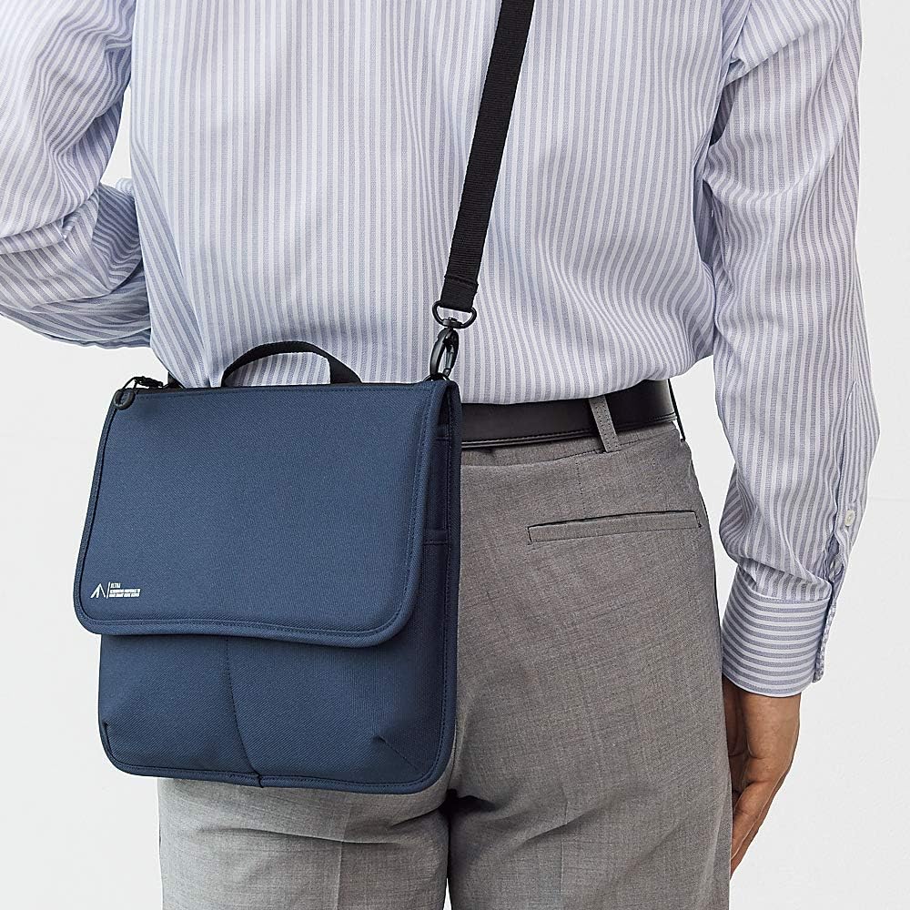 LIHIT LAB Tablet Sleeve with Pockets, 11.5 x 1 x 9.5, Black (A7767-24)