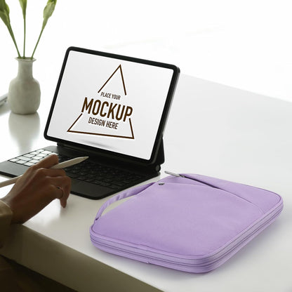 MoKo 9-11 Inch Tablet Sleeve Carrying Case with Handle, Padded Protective Travel Bag for New 11-inch iPad Air 4 2026/Pro M5/ A16, iPad 10th/Air 5/4th 10.9, i-Pad 9/8th 10.2,Tab S9/S8 11, Black
