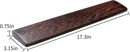 Wooden Keyboard Wrist Rest, Keyboard Wooden Palm Rest，Keyboard Wrist Rest Pad, Solid Wood Mouse Pad Wrist Guard, Ash Wood Wrist Rest, Wrist Pad for Keyboard, (Fraxinus Excelsior,11.8in)