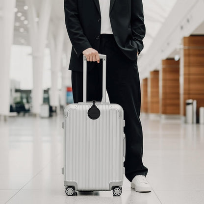 Satechi FindAll Smart Luggage Tag with Find My, TSA-Friendly, Airport Tracking, Left-Behind Alerts, Loud Audible Chime, Wireless Rechargeable, Works with iPhone, iPad, Mac – Desert Rose