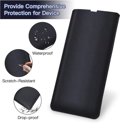 Protective Keyboard Sleeve Case for Logitech MX Keys Mini Minimalist & MX Mechanical Mini Wireless Illuminated Keyboard, Logitech MX Mini PU Sleeve Bag Case, Black