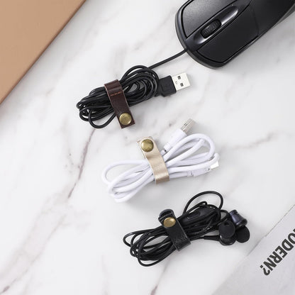 12 Pcs Data Cable Organizer, 2 Sizes Snap Cord Keepers Portable Strap Keepers for Travel, USB Charging Cable Strap Winder Earphone Wrap Men Women (6p 2.5in and 6p 3.5in)