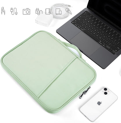 13 inch iPad Pro Case, Padded Travel Carrying Sleeve for iPad Pro 13-in M5 M4 & iPad Air 13-in M2 M3 M4(2026) w/Magic Keyboard, Water-Resistant Shockproof iPad Soft Bag Cover Accessory Pocket -Black