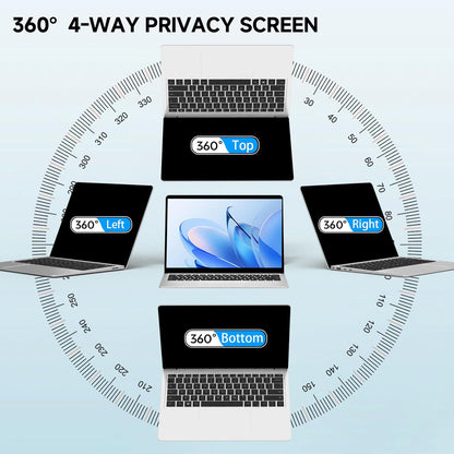 Laptop Privacy Screen 14 Inch 16:9 Aspect Ratio, Laptop Screen Privacy Shield Compatible With Lenovo Hp Dell Acer Asus Thinkpad Envy Xps, Removable Anti Glare Blue Light Computer Filter Protector