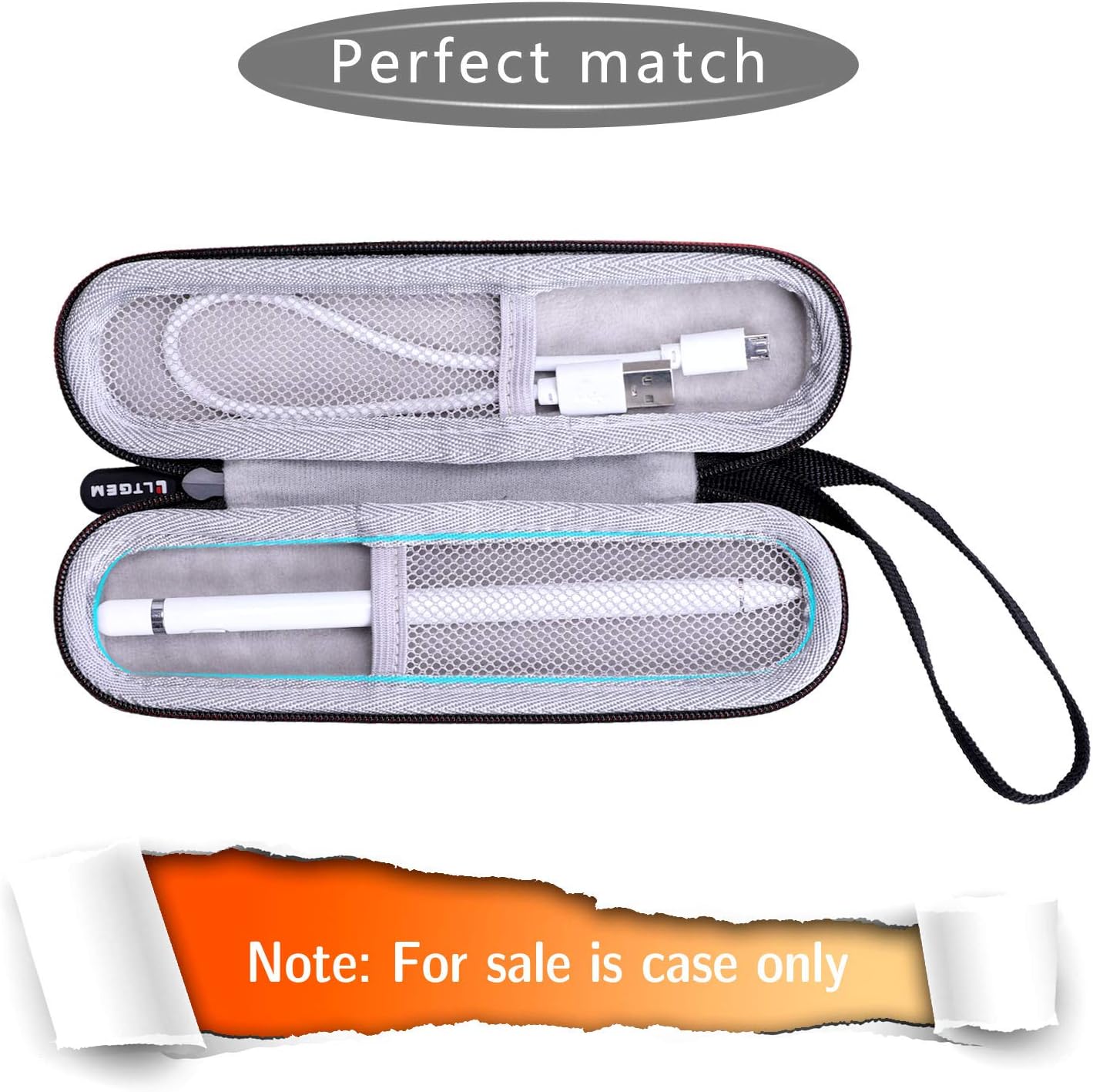 LTGEM Holder Case Compatible with Apple Pencil Pro, Apple Pencil (USB-C / 1st / 2nd Generation), Hard Protective Storage Carrying Cover for Apple Pencil Case