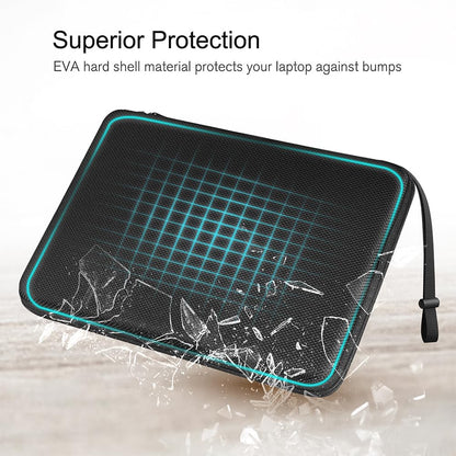 FINPAC Hard Laptop Sleeve Case for MacBook Neo A18 Pro,13 inch MacBook Air 2026 M5/M4/M3/M2/M1,14 inch MacBook Pro 2026 M5/M4/M3/M2 Pro/Max,Waterproof Case for Dell,Surface Laptop,HP,Acer,Black | Hard