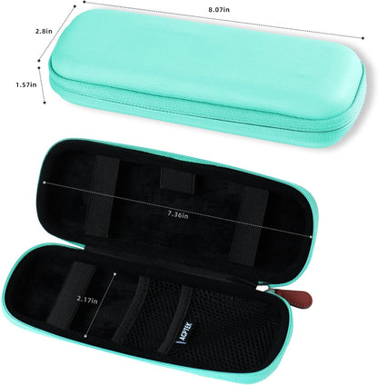 AGPTEK Case Holder for Apple Pencil, Slim PU Leather Carrying Case Pouch Cover Compatible with Apple Pen Accessories, USB Cable, Earphone,Samsung Stylus iPad Pro Pen/Pencil, Recording Pen, Gray