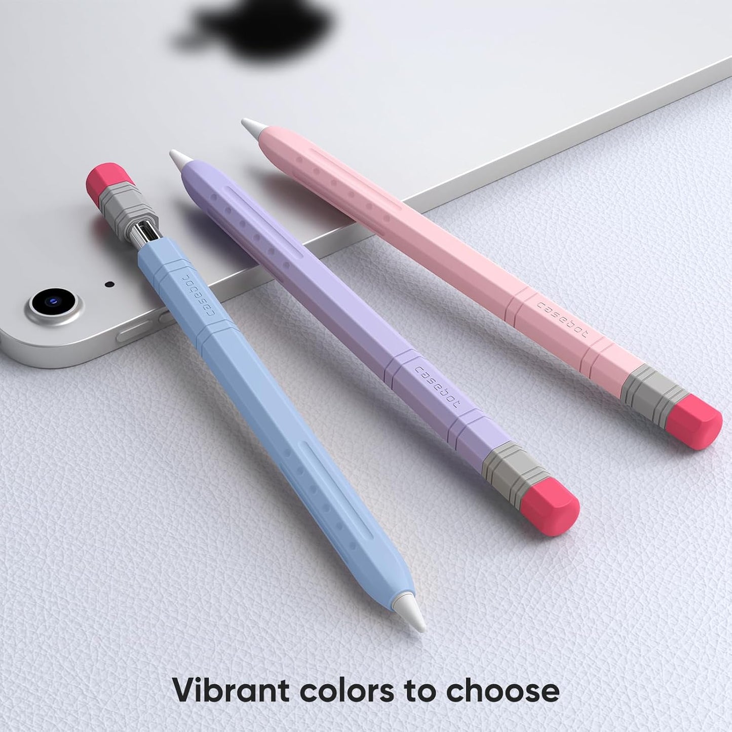 Fintie Silicone Sleeve for Apple Pencil (USB-C), Light Pen Skin Case Cover Soft Protective Anti-Slip Pencil Grip Holder, Supports Magnetic Attachment, Pink