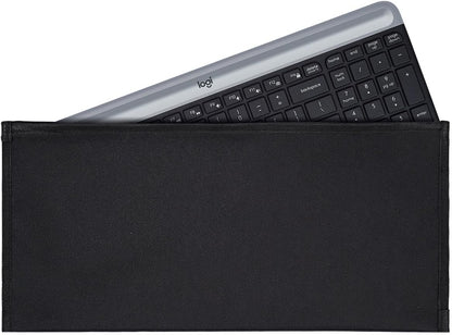 Keyboard Bag Case Sleeve Pouch for Universal Keyboard, Logitech/Razer/Das/Havit/Apple Magic Keyboard Protector, Wireless/Wire Computer/Gaming PC Keyboard Dust Cover-Black