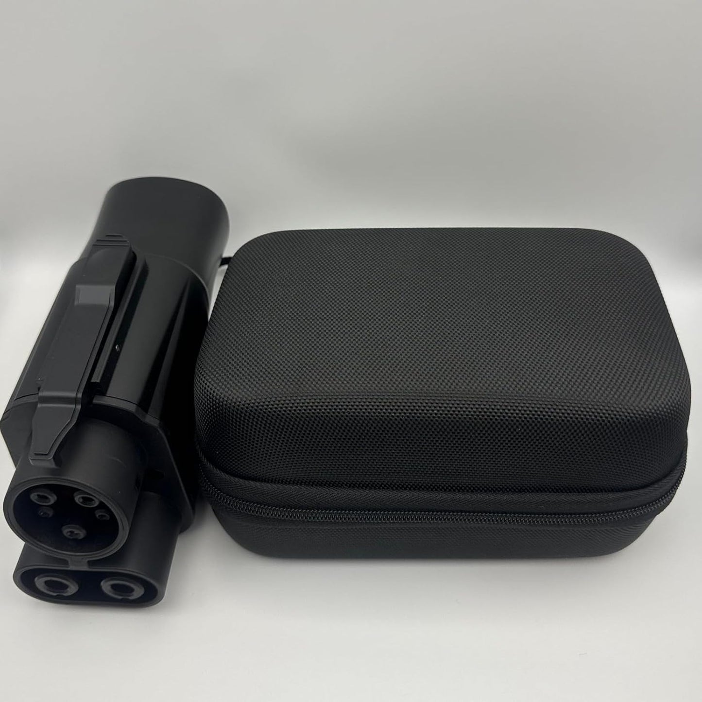 Tesla NACS to CCS1 Adapter Storage Case - EVA Nylon Protective Bag with Handle, Compatible with Tesla Superchargers(Adapter NOT Included) L7.5 W4.72 H3.54