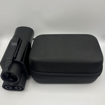 Tesla NACS to CCS1 Adapter Storage Case - EVA Nylon Protective Bag with Handle, Compatible with Tesla Superchargers(Adapter NOT Included) L7.5 W4.72 H3.54