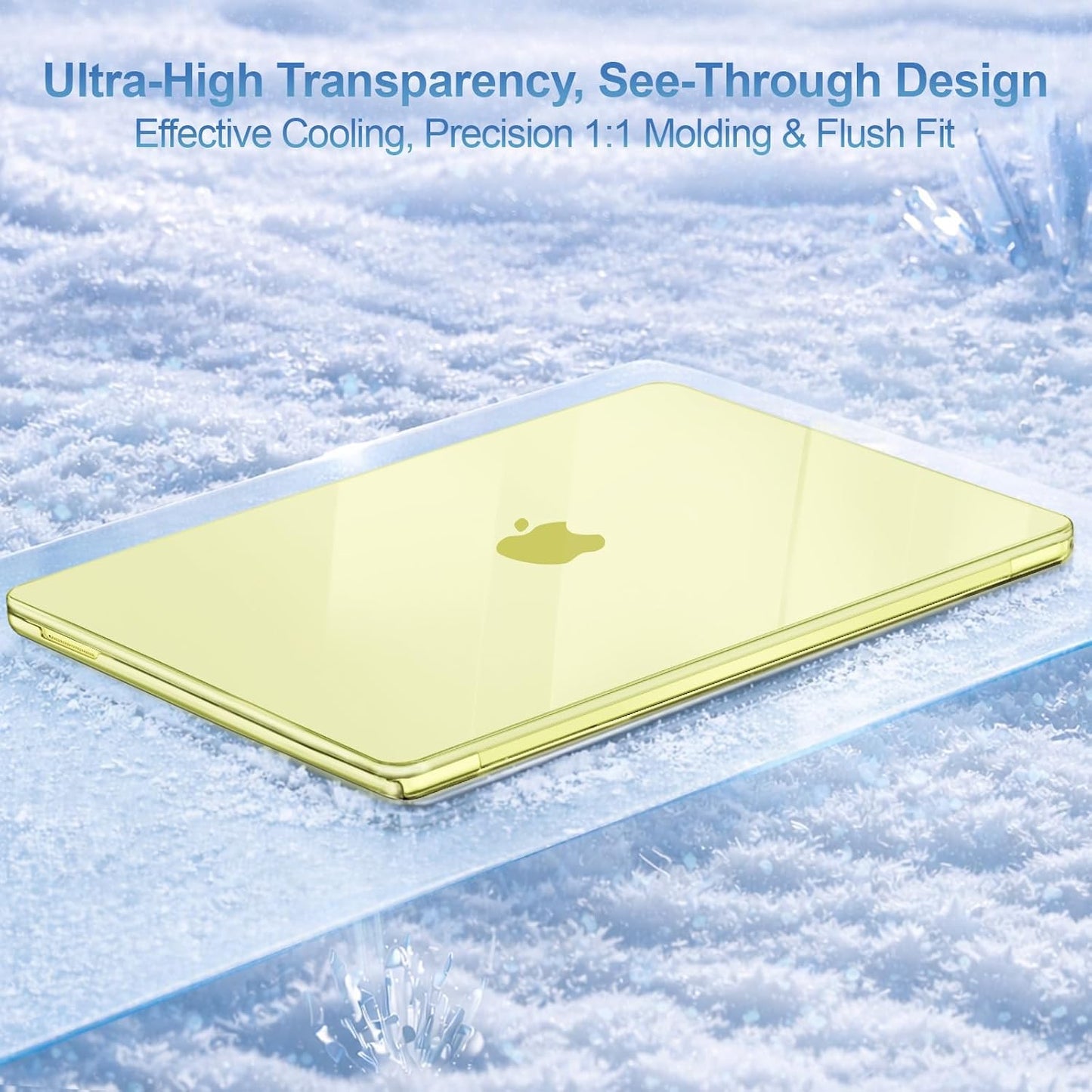 MOSISO Compatible with MacBook Neo Case 13 inch 2026 Release Model A3404 with A18 Pro Chip, 4 in 1 Kit Precision Fit Crack & Scratch Resistant Protective Hard Shell Case Cover, Crystal Clear