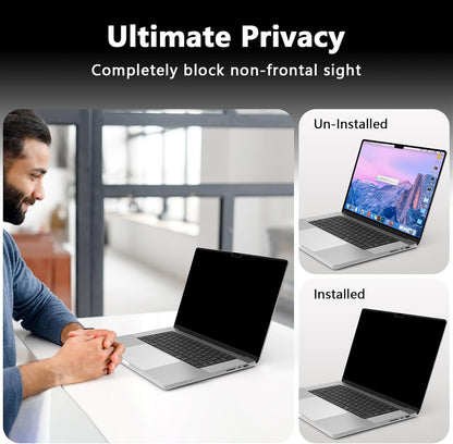 13.8 Inch Magnetic Privacy Screen for Microsoft Surface Laptop 7, Removable Anti Glare Screen Protector, Blue Light Computer Filter, Anti Spy Easy Install