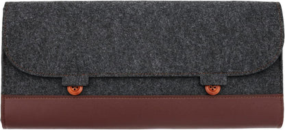 KPREPUBLIC PU Felt Keyboard Carrying case Bag for planck 40% 60% 80% 100% gh60 xd64 tada68 87 tkl 104 Ansi bm60 bm65 bm68 Poker (PU Felt Bag for 40% x1)