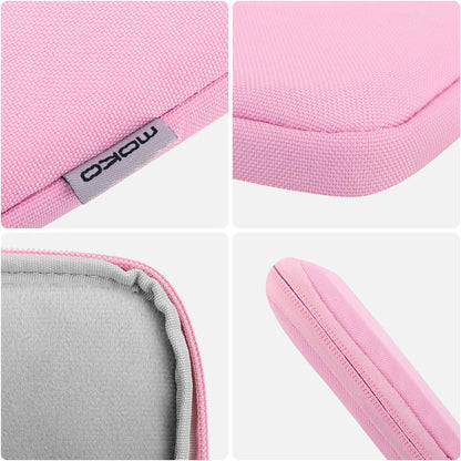 MoKo 7-8 Inch Tablet Sleeve Bag, Polyester Pouch Cover Case Fits iPad mini (A17 Pro) 8.3" 2024, iPad mini 6/5/4/3/2/1, Samsung Galaxy Tab S2 8.0, Tab A 8.0, ZenPad Z8s 7.9,Black