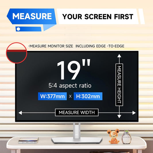 IPROKKO 2 Pack 27 inch Anti-Blue Light Monitor Screen Protector for 16:9 Widescreen, Removable Anti Glare Blue Light Blocking Screen Filter, Anti-UV Eye Protection PC Computer Film [Washable Wipes Clean]