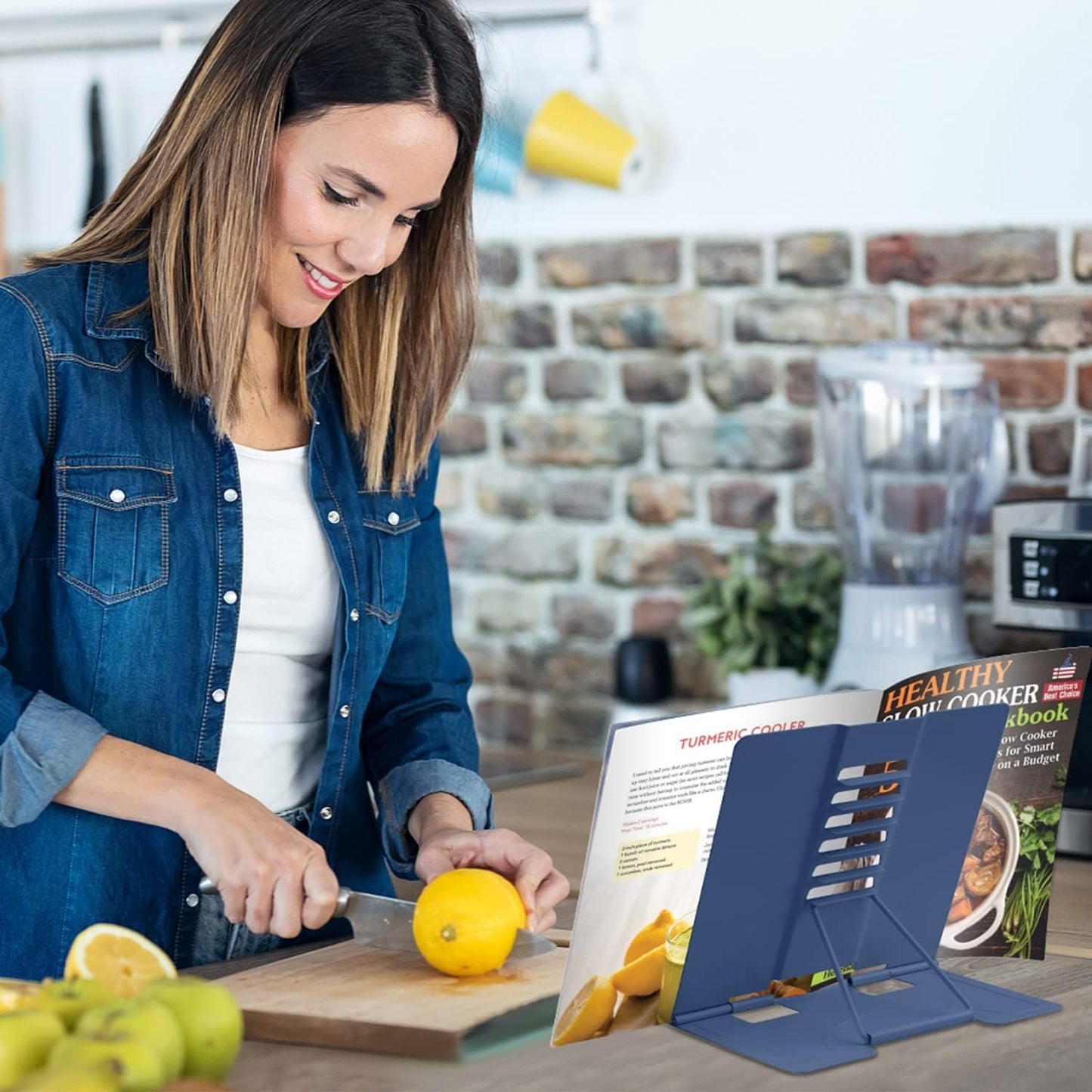 Honagu Book Stand Metal Desk Book Holder, Book Holders for Reading Hands Free, Adjustable Cookbook Documents Holder, Portable Bookstand for Music Books, Textbook, Recipe, Tablet, Ipad (Black)