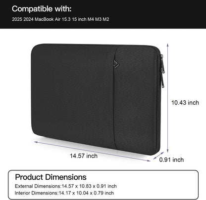 17 inch 360° Protective Laptop Case Sleeve for 2025 HP 17.3 Touchscreen Laptop,Envy 17,Pavilion 17,ASUS Vivobook 17, Shockproof Water-Resistant Computer Bag w/Accessory Pocket