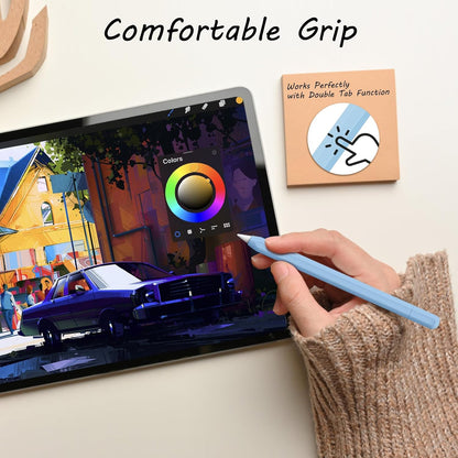 KELIFANG Silicone Case Sleeve Cover for Apple Pencil (USB-C) 2023, Cute Pink Protective Skin iPad Pencil Holder, Anti-Slip Grip Accessories Compatible with Apple Pencil 3rd Generation