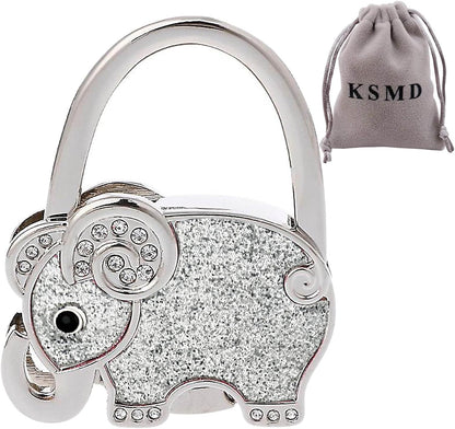 KSMD Variety Design Purse Hooks for Table and Bars,Portable Purse Hanger Organizers Hooks Handbag Pocketbook Holder Bag Storage for Desk,Foldable Folding Purse Table Hook Hanger