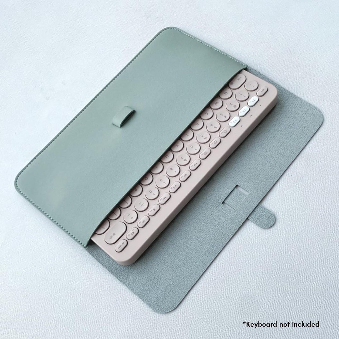 Keyboard Cover Sleeve Carrying Case PU Leathers for Wireless Keyboard Protective Bag Shockproof Case Replacement