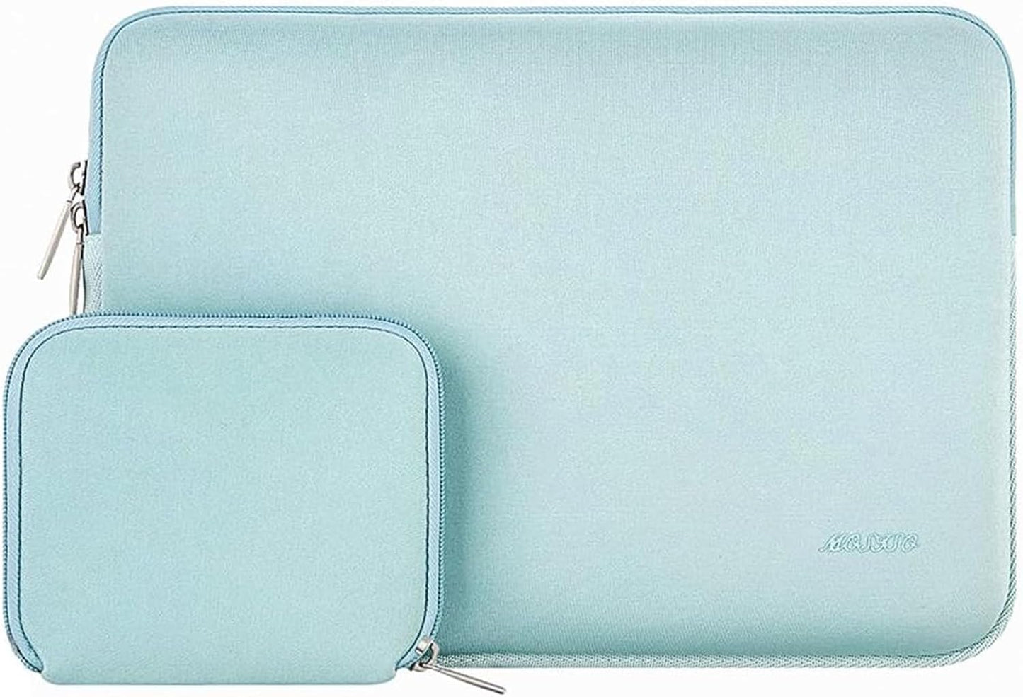 MOSISO Laptop Case 13.3 inch, 13-13.3 inch Laptop Sleeve Bag Compatible with MacBook Air/Pro 13/Pro 14 M5 M4 M3 M2 M1, HP Dell ASUS Lenovo, Neoprene Computer Sleeve Bag with Small Case, Baby Pink - Colors A