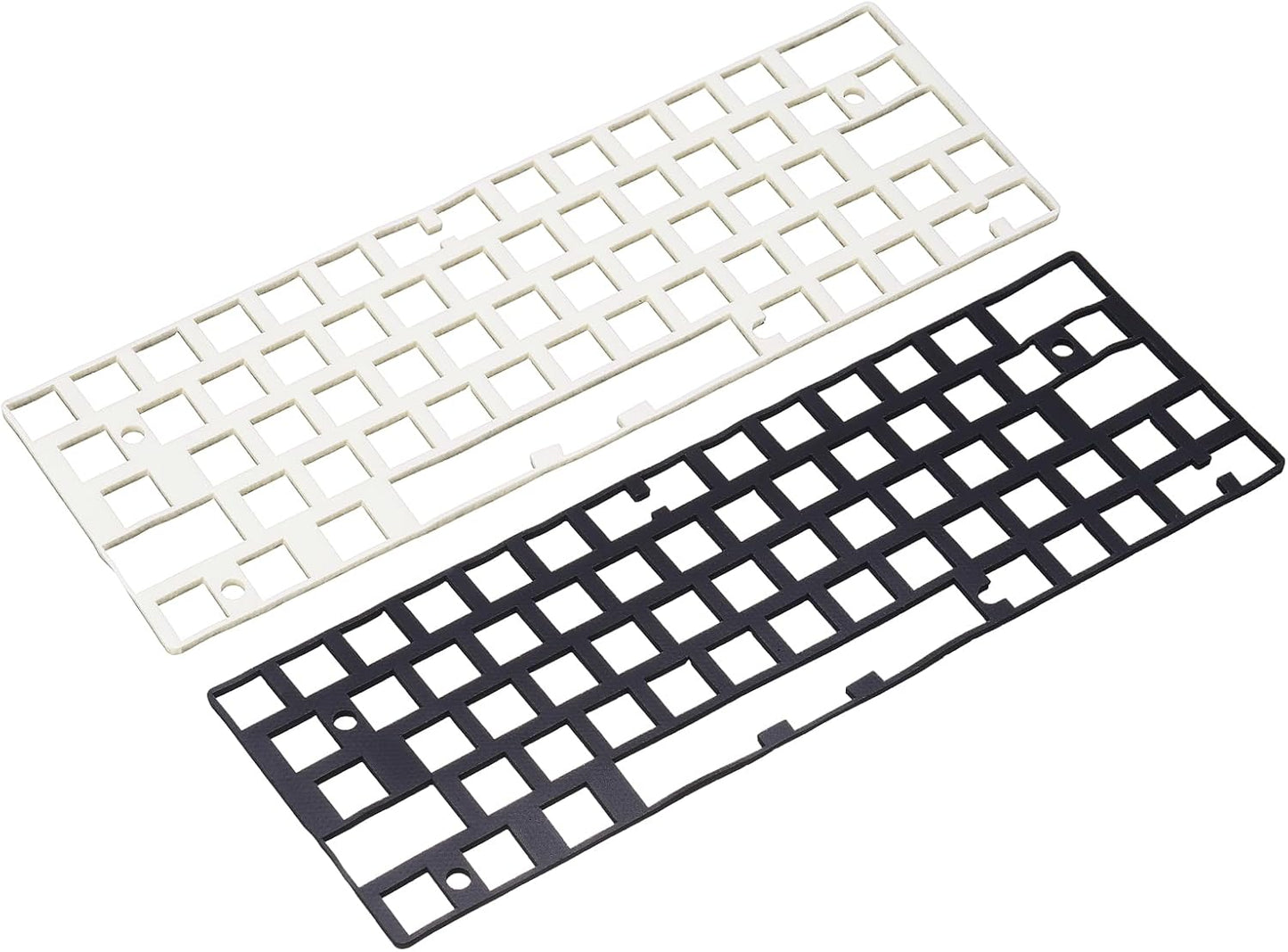 PATIKIL 5 x 17 Inch Keyboard Foam, 2Pcs 104/108 Layout Keyboard Sound Dampening Foam Pad Gasket Switches Dampener for Mechanical Key Boards, Black/White