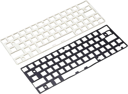 PATIKIL 5 x 17 Inch Keyboard Foam, 2Pcs 104/108 Layout Keyboard Sound Dampening Foam Pad Gasket Switches Dampener for Mechanical Key Boards, Black/White